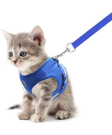 Meioro Adjustable Dog Harness with Leash - Soft Padded Black Vest for Small & Medium Dogs | Reflective + Comfortable | Sizes & Colors Available - Buy Online on GoSupps.com