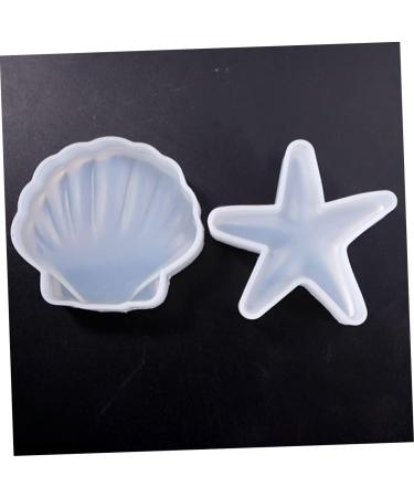 SHINEOFI 6 Pcs Diy Starfish Mold Epoxy Coaster Mold Conch Mold Plate Craft Mold Self Made Craft Supplies Whitex3pcs 8.5x6x2cmx3pcs - Buy Online on GoSupps.com