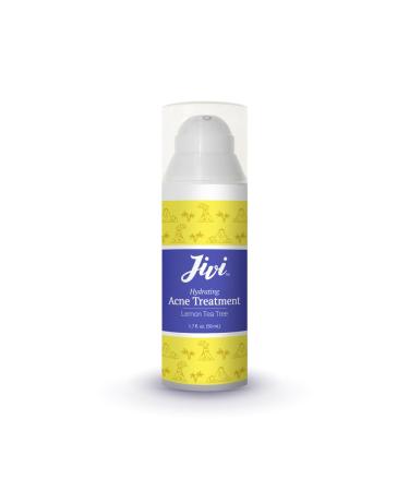 Jivi Hydrating Acne Treatment (Lemon Tea Tree) | Spot Treatment that Eliminates Breakouts and Scarring | 100% Natural with Organic Ingredients | Made for All Skin Types | 1.7 fl. oz.