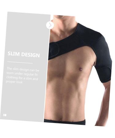 FRCOLOR Adjustable Left Shoulder Immobilizer Brace - Support & Protection for Fitness & Basketball - Durable Nylon Cuff Protector (66X24X1CM Black - Buy Online on GoSupps.com