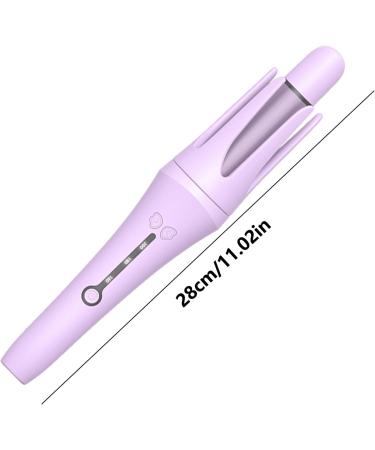 CENRF Auto Curling Iron | Detangling Curling Stick Wand Fast Heating Ions Hair Iron Curler 3 Adjustable Temps Hair Crimper Waver Hair Tool for Most Hair Types 28MM Purple - Buy Online on GoSupps.com