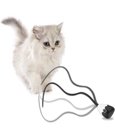 Interactive Cat Magic Rod Toys - 2 Pack Silicone Tail Teaser for Indoor Cats (Black & Blue) | International Shipping - Buy Online on GoSupps.com