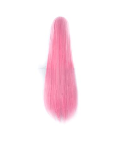 MapofBeauty 40 Light Pink Anime Costume Long Straight Cosplay Wig | Perfect for Parties & Events - Buy Online on GoSupps.com