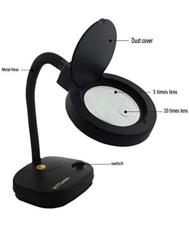 Glass Desktop Glass Adjustable Brightness 3 8 Times with 36 LED Lights HD Suitable for Reading Books and Newspapers Loupe Made in China - Buy Online on GoSupps.com