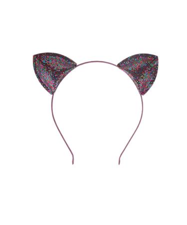 Delicate Glitter Leopard Cat Ears Headbands for Girls & Women - Pack of 5 - Buy Online on GoSupps.com