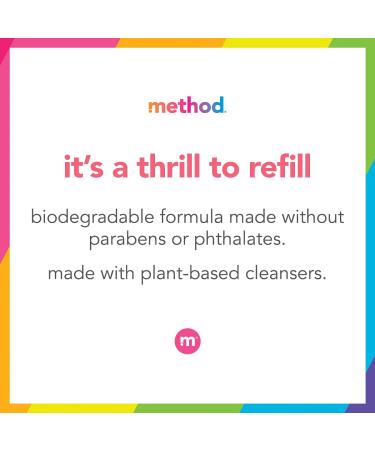 Method Premium Foaming Hand Wash Refill - Vanilla + Raspberry - 28 fl oz (Pack of 4) | Biodegradable Formula | Recyclable Bottles - Buy Online on GoSupps.com