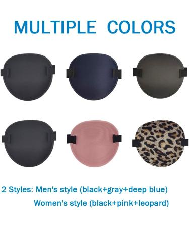 3PCS Adjustable Eye Patches for Adults - Treat Lazy Eye & Cosplay - Colors for Left/Right Eyes - Buy Online on GoSupps.com
