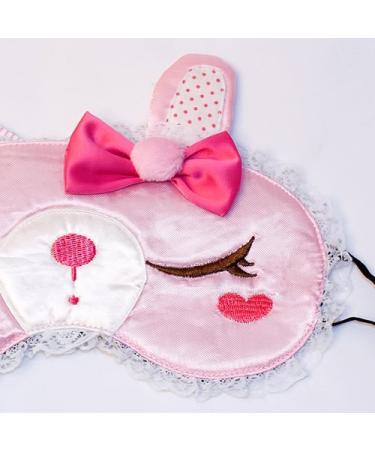 Pink Temptation Embroidered Applique Eye Mask Cover 7.9 * 3.1 - Buy Online on GoSupps.com