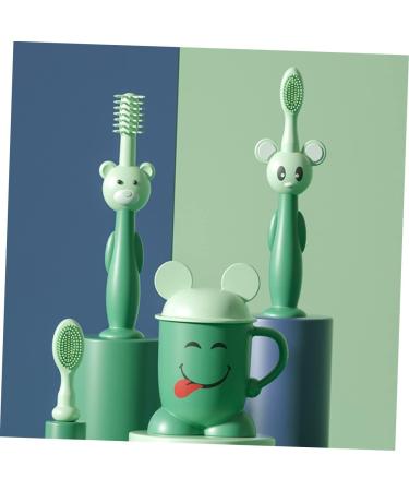 Ipetboom Toddler Toothbrush Set - 3 Senses Cleaning Brush for Baby Teeth Care | Ideal Baby & Children s Oral Hygiene | Safe PP Material for Newborns - Buy Online on GoSupps.com