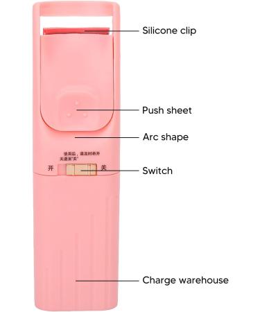 Heated Eyelash Curlers Electric Eyelash Curler Rechargeable Eyelash Curler Heating Silicone Pad Lash Curling Tool Long Lasting Perfect Eyelashes for Fast Eyelash Curling (2) - Buy Online on GoSupps.com