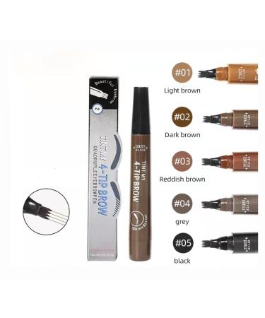 Waterproof Long-Lasting Dark Brown Eyebrow Pencil for Easy Shaping - Professional Quality - Buy Online on GoSupps.com