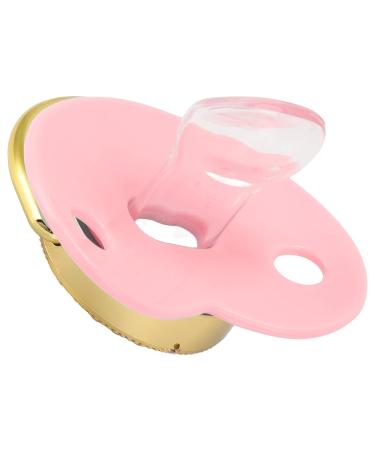 Portable Pink Baby Pacifier - Built-in Silicone Closed Loop Design for Home Use - Buy Online on GoSupps.com