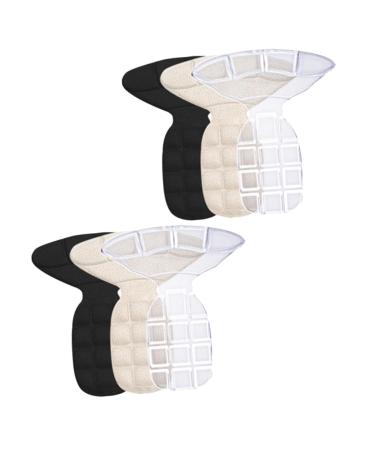 3 Pairs Gel Back High Heel Pads High Heels Foot Pad Comfort Heels Shoe Inserts Womens Heels Anti-Slip Insole Pad Shoe Pads Foot Cushion Pads Women's Particles Jp Velvet Non-Slip