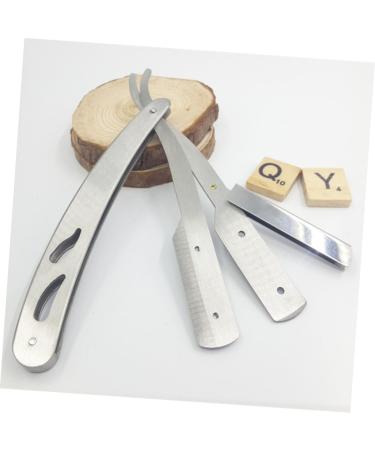 Beaupretty 4-Piece Stainless Steel Mustache & Eyebrow Razor Set - Space-Saving Short Hair Grooming for Men - Buy Online on GoSupps.com