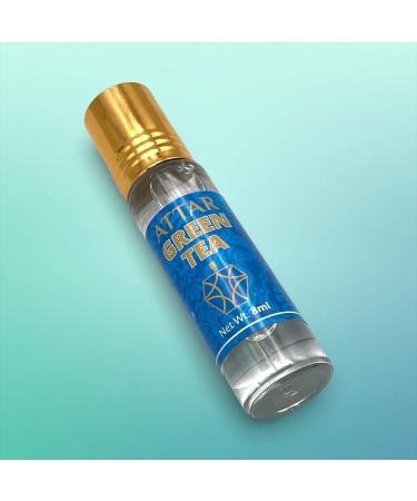 Natural Perfume Oil Green Tea Long Lasting Fragrance Attar With Easy Apply Roll On For Men And Women - 8 ML (Pack Of 1) - Buy Online on GoSupps.com