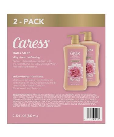 Caress Daily Silk Hydrating Body Wash - White Peach & Orange Blossom 30 fl. oz (2 Pack) | International Shipping Available - Buy Online on GoSupps.com