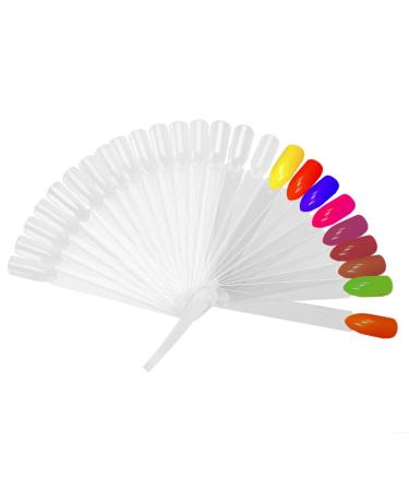 Nail Display Tool Kit - 32 Pieces Manicure Nail Tips & Gel Display for Polishing | White False Nail Art - Buy Online on GoSupps.com