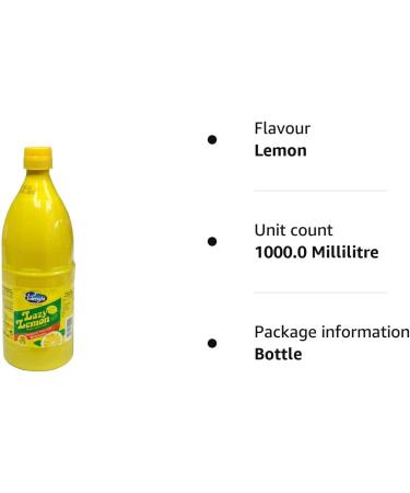 Lazy Lemon Finest Lemon Juice 1L - Pure and Refreshing Citrus Flavor - Buy Online on GoSupps.com