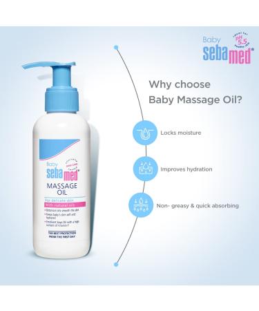 Buy Sebamed Soothing Baby Massage Oil 150ml - Gentle Nourishing & Ideal for Baby's Skin | Worldwide Shipping Available - Buy Online on GoSupps.com