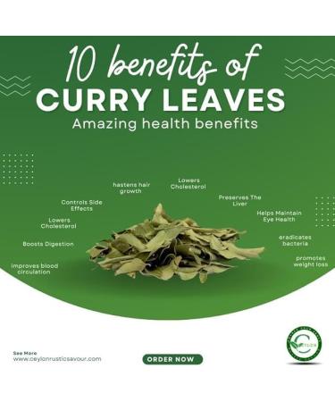 Dried Curry Leaves 0.4 Oz (11.34g)Organic premium grade air dried curry leaves Whole Air Dried Curry Leaves | Aromatic and Distinctive Flavor With All the of Fresh Kari Patta Gluten Free Naturally Herbs Groceries with Flavors Asian Food Indian Spices Pure - Buy Online on GoSupps.com