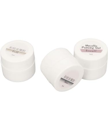 Nail Art Wire Drawing Gel 3 Colors Line Pulling Metallic Painted Nail Gel Polish for Nail Salon - Buy Online on GoSupps.com