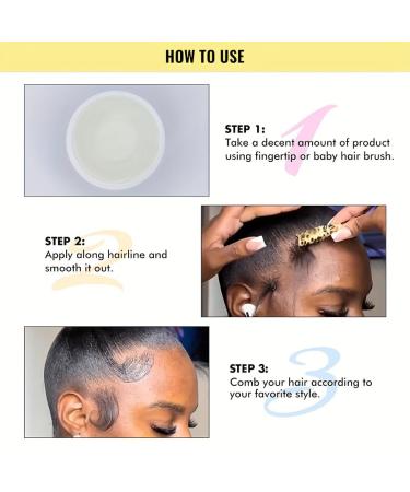 Black Castor Oil Extra Hold Gel for Braids Locs & Twists - Tame Frizz & Control Edges without Flaking - Hair Edge Booster with Coconut Oil for 4C Hair - Buy Online on GoSupps.com