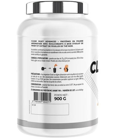 Superset Nutrition - Clear Whey Advanced (900g) - 84% protein satietogenic effect rich in BCAAs and L-glutamine - Low calorie whey isolate - Ice Tea Peach - Buy Online on GoSupps.com