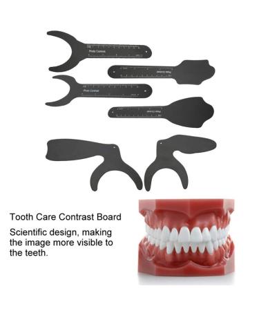 Dental Autoclavable Contrasters - 6Pcs/Set | Black Background Board Orthodontic Rubber Palette | Latex-Free Intraoral Photographic Tool - Buy Online on GoSupps.com