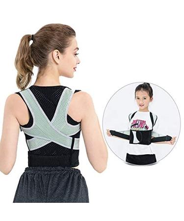 Posture Corrector Adjustable Back Posture Corrector Clavicle Spine Back Shoulder Lumbar Brace Support Back Pain Relief Prevents Slouching Back Brace (Black With Grey XL) Better life Black XL - Buy Online on GoSupps.com