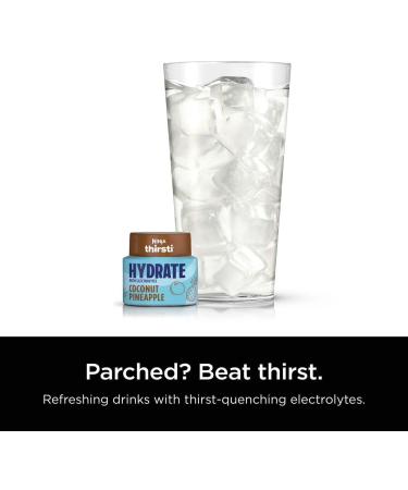 Ninja Thirsti HYDRATE Coconut Pineapple Flavoured Water Drops with electrolytes and contain 0 calories* 0 sugar* (*per 12oz classic serving). Turn water into refreshing fruit-flavoured sparkling or still drinks with Ninja Thirsti Hydrate Flavoured Water D - Buy Online on GoSupps.com