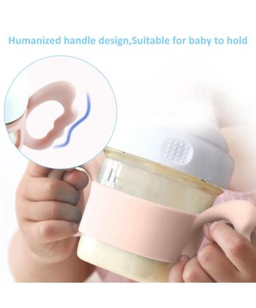 Buy Soft Silicone Baby Bottle Handles | Wide Neck & Grip-Friendly | Ideal for All Baby Bottles - Buy Online on GoSupps.com