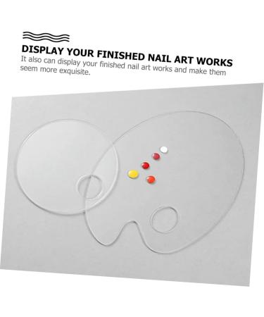 NOLITOY Nail Art Palette & Spatula Set - Travel-Friendly Makeup Tray for Gel Nail Polish & Watercolor Painting - Buy Online on GoSupps.com