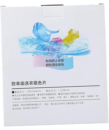 CLISPEED 144 Sheets Color Paper Laundry Paper Washing Paper Clothes Wash and Care White Whitex3pcs 28*11CMx3pcs - Buy Online on GoSupps.com