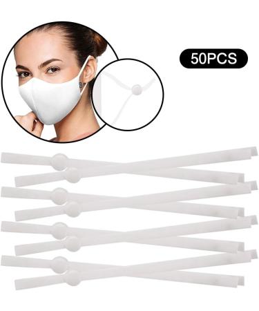 Sewing Elastic Bands with Adjustable Buckle & 50PCS White Tailor Tape Measure - DIY Crafts & Handmade Face Coverings - Buy Online on GoSupps.com
