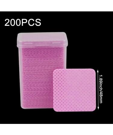 200pcs Wipes Paper Cotton Eyelash Glue Remover Wipe Mouth of The Glue Bottle Prevent Clogging Glue Cleaner Pads Extension - Buy Online on GoSupps.com
