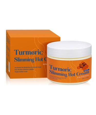 Turmeric Heat Cream Herbal Fat Burning Natural Plant Ingredients Skin Tightening Cream Sweat Cream Women Body Care Slimming Cream Moisturizing Body Creams
