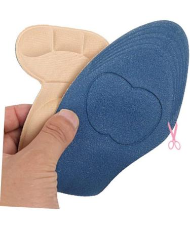 Healvian Casual Heel Support Inserts - 2 Pairs | Anti-Blister Pads for High Heels | Absorb Sweat, Khaki Heel Grips - Buy Online on GoSupps.com