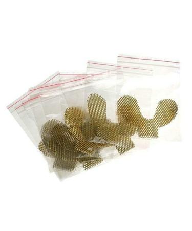20pcs Lower Golden Metal Palatal Reinforcement Mesh For Acrylic Partial Denture Dental Materials - Buy Online on GoSupps.com