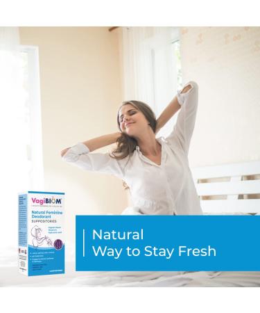 Organic Peach VagiBiom Deodorant Suppository - Odor Control Formula | Vegan, Paraben-Free, Preservative-Free - Buy Online on GoSupps.com