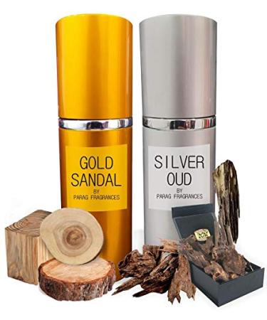 Parag Fragrances Combo Pack of Silver Oud 60ml and Gold Sandal 60ml Eau De Perfume For Men