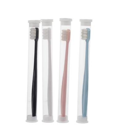 4pcs Soft Toothbrush Product Travel Adult High Quality Transparent Pbt Brush Filament