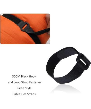 SEWACC 12pcs Yoga Mat Strap - Tightly Secure Your Mat with Hook and Loop Ties, 25*400mm Black - Buy Online on GoSupps.com