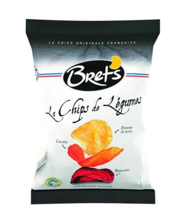 Bret?s La Chips Vegetable Potato Carrot Beetroot 100g (pack of 6)