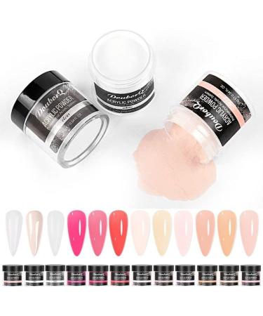 10Colors Acrylic Powder for Nails Art Polymer Tips Builder Pink Clear White Nails Professional Acrylic Nail Powders Liquid - (Color: 4) - Buy Online on GoSupps.com