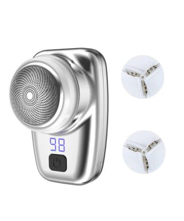 Mini Shaver Portable Electric Razor Waterproof USB Rechargeable Face Shaver Mens Shaver