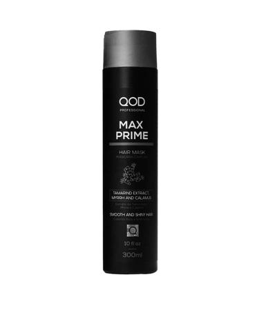 QoD MAX PRIME AFTER STRAIGHTENING MASK 300ML- 10fl oz / FOR SMOOTH HAIR / PROLONG THE STRAIGHT EFFECT