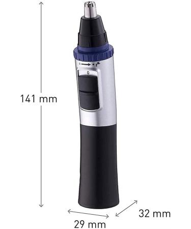 Nose Hair Trimmer for Men - Ear & Facial Hair Removal Clipper Water Resistant with Dual Edge Blades - Buy Online on GoSupps.com