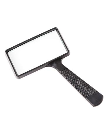 Magnifiers 10 Times Reading High-Definition Glass Rectangular Hand-held Magnifying Glass Reading Newspaper Special Elderly Magnifying Mirror Reading Aids
