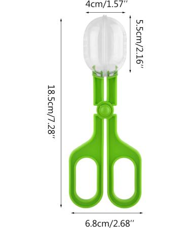 Reptiles Feeding Tongs Cleaning Tool Clip Catch Clamp Suitable For Crickets Cockroach Mealworm Locust Feeding Tongs Plastic Feeding Clip Cleaning Feeding Tools - Buy Online on GoSupps.com