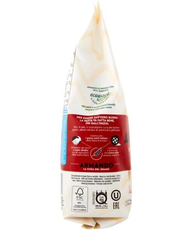 Armando La Mezza Penna Rigata bronze drawn pasta 100 Italian pasta 500 g + Italian gourmet Polpa di Pomodoro 400 g can - Buy Online on GoSupps.com